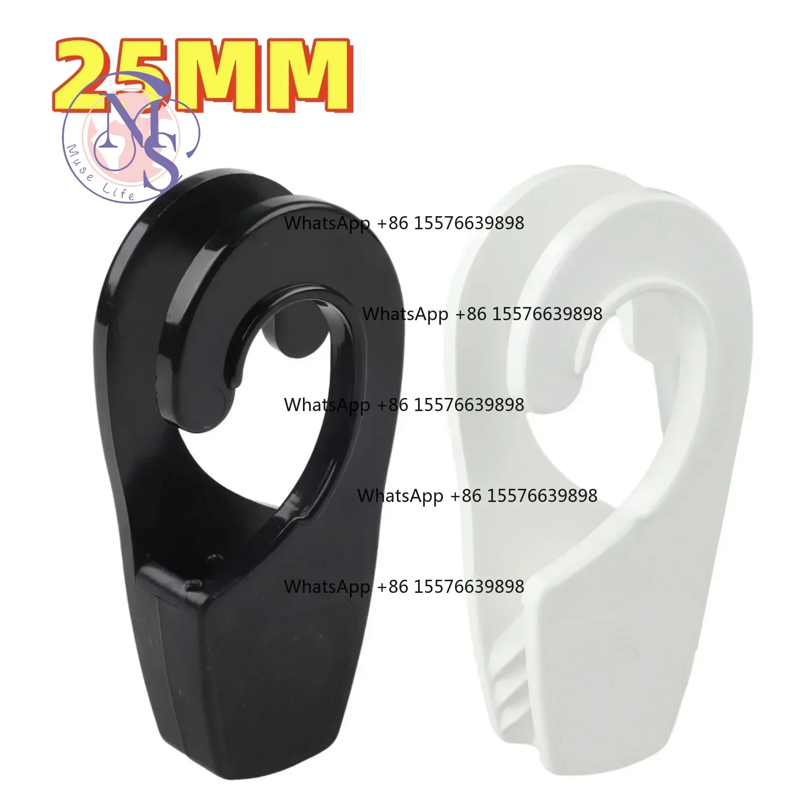 25mm Adjustable Boat Rail Fender Hanger Hook, Marine Replacement Accessory