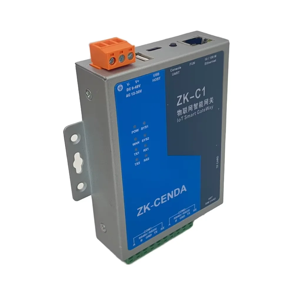 Industrial IoT Gateway Injection Molding Machine Intelligent Non-Standard PLC Data Acquisition RS485/RS232 Connectors Chassis