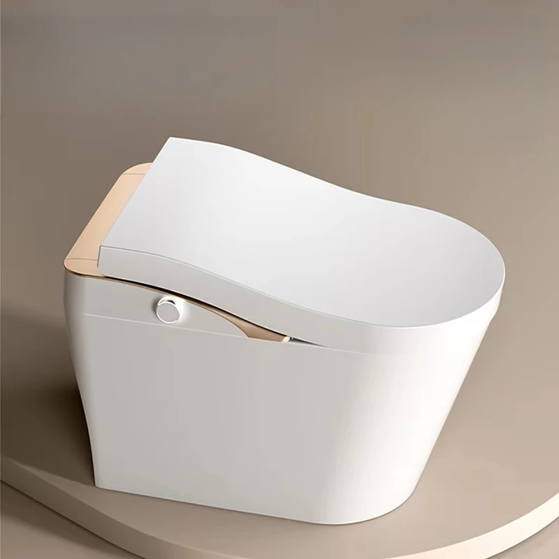 

#g Power-Free Smart Toilet with S-Trap Drainage Floor Mounted Design Concealed Tank for Reliable Daily Use