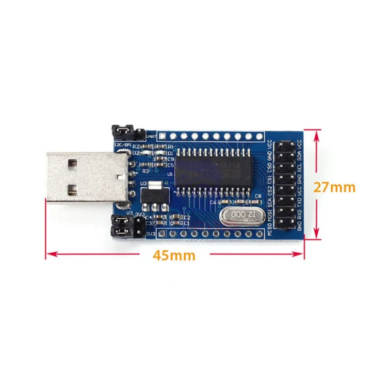 Ch341a Programmer Usb To Uart Iic Spi I2c Convertor Parallel Port Converter