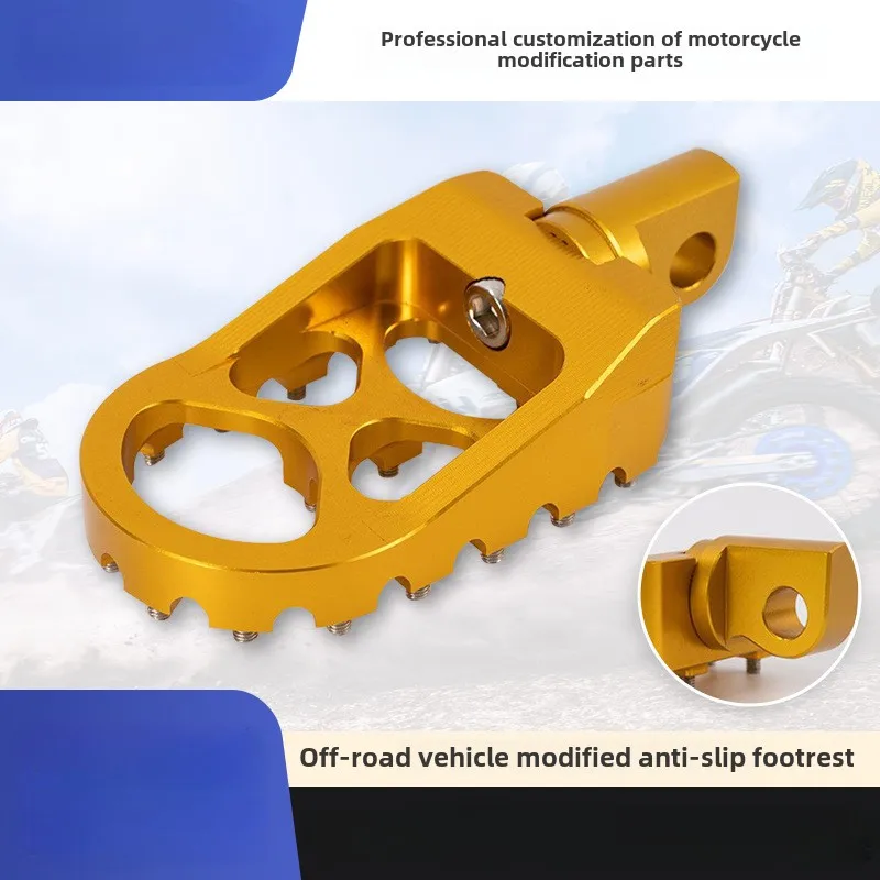 

CNC Modification Parts, CNC Ultra Precision Machining of Large Parts, Off-road Motorcycle Modification, Anti-skid Foot Pedal