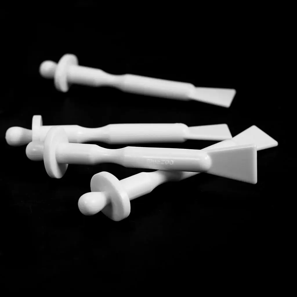Plastic Waxing Applicator Sticks Small Size Hair Removal Spatula for Precise Eyebrow Nasal Cleaning