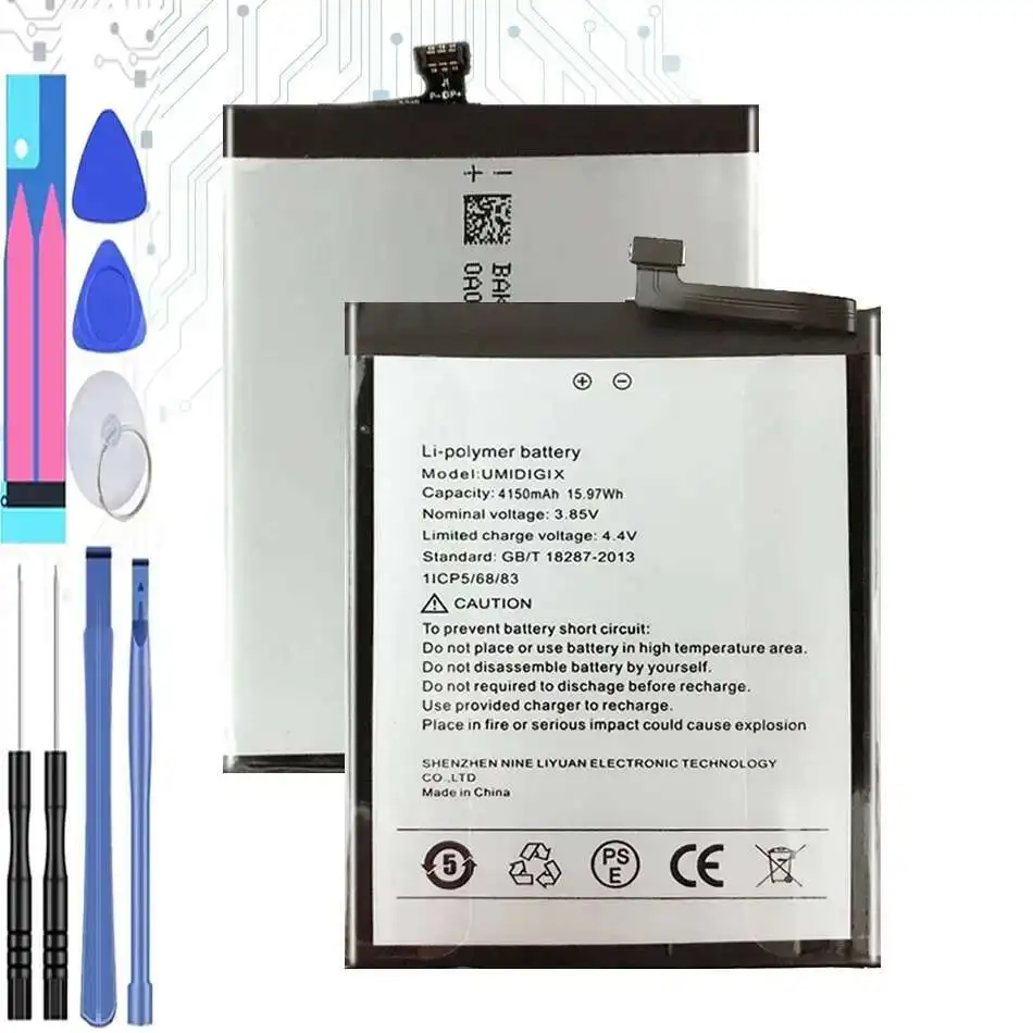 

4150 мАч для Umi Umidigi X надежный легкий аккумулятор для мобильного телефона