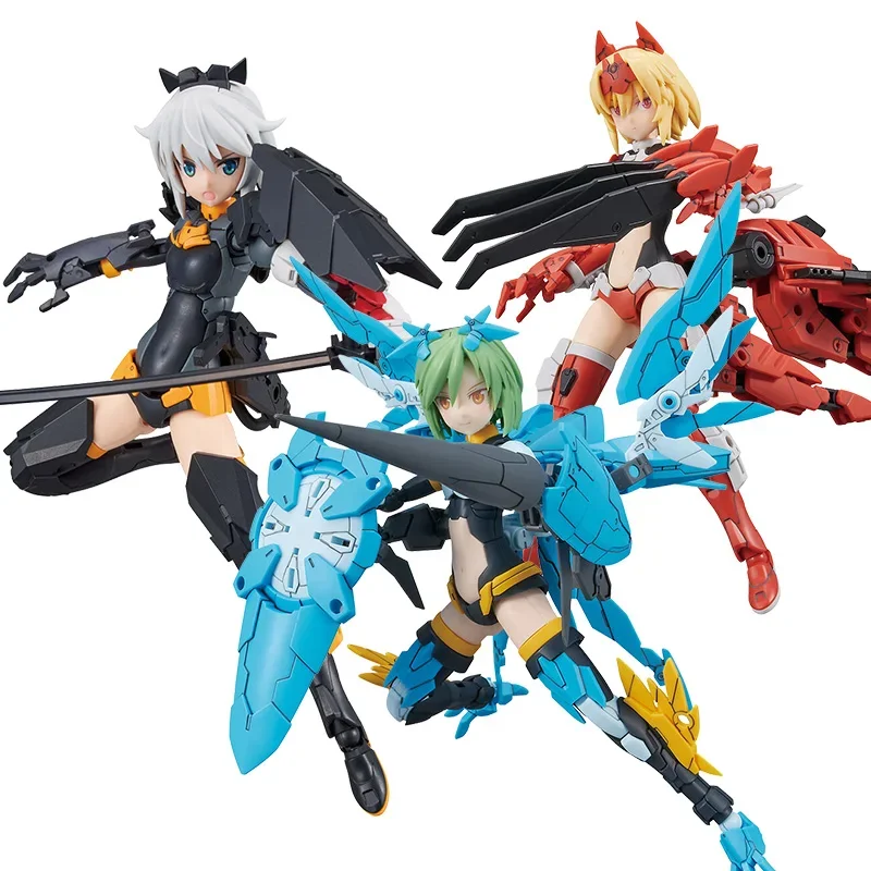 

Bandai Genuine 30ms Models Laranel Lilinier Rabbit Pink Rishetta Luluce Mecha Girl Assembly Figures Collect Model Decor Toy Gift