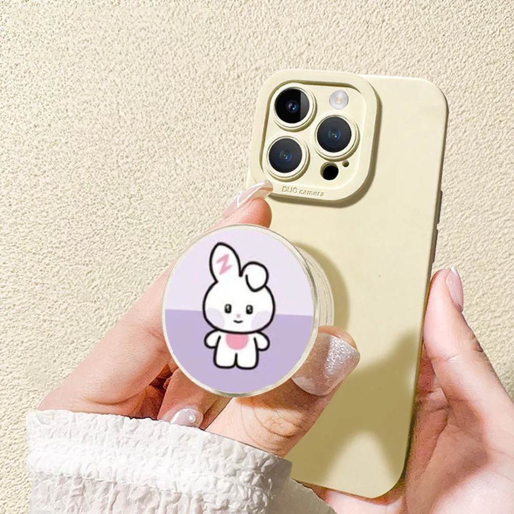 KPOP ZEROBASEONE Cartoon Animal Acrylic Mobile Phone Stand HANBIN ZHANGHAO JIWOONG Peripheral Folding Holder Tabletop Decoration