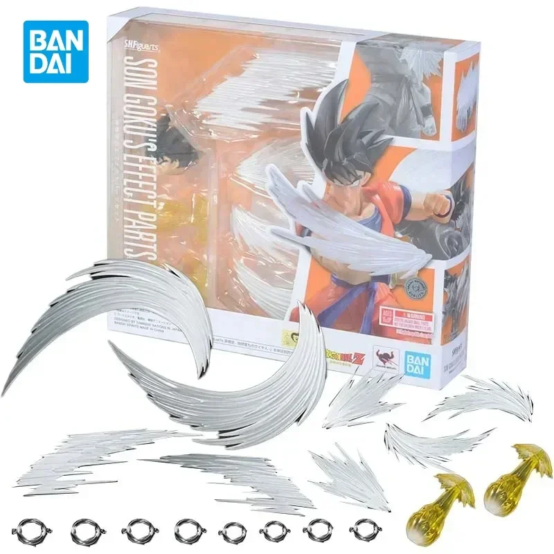 In Stock Bandai Dragon Ball SHF Goku Head Sculpting Special Effects Set Accessories Package Anime Action Figure Model Toys Gifts