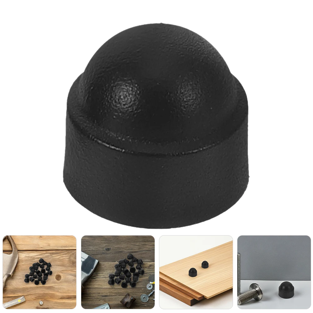 

50pcs Screw Dust Cap Plastic Protector Covers for Bolts Nuts Durable Material Easy Installation Large Capacity Pack Screw Heads