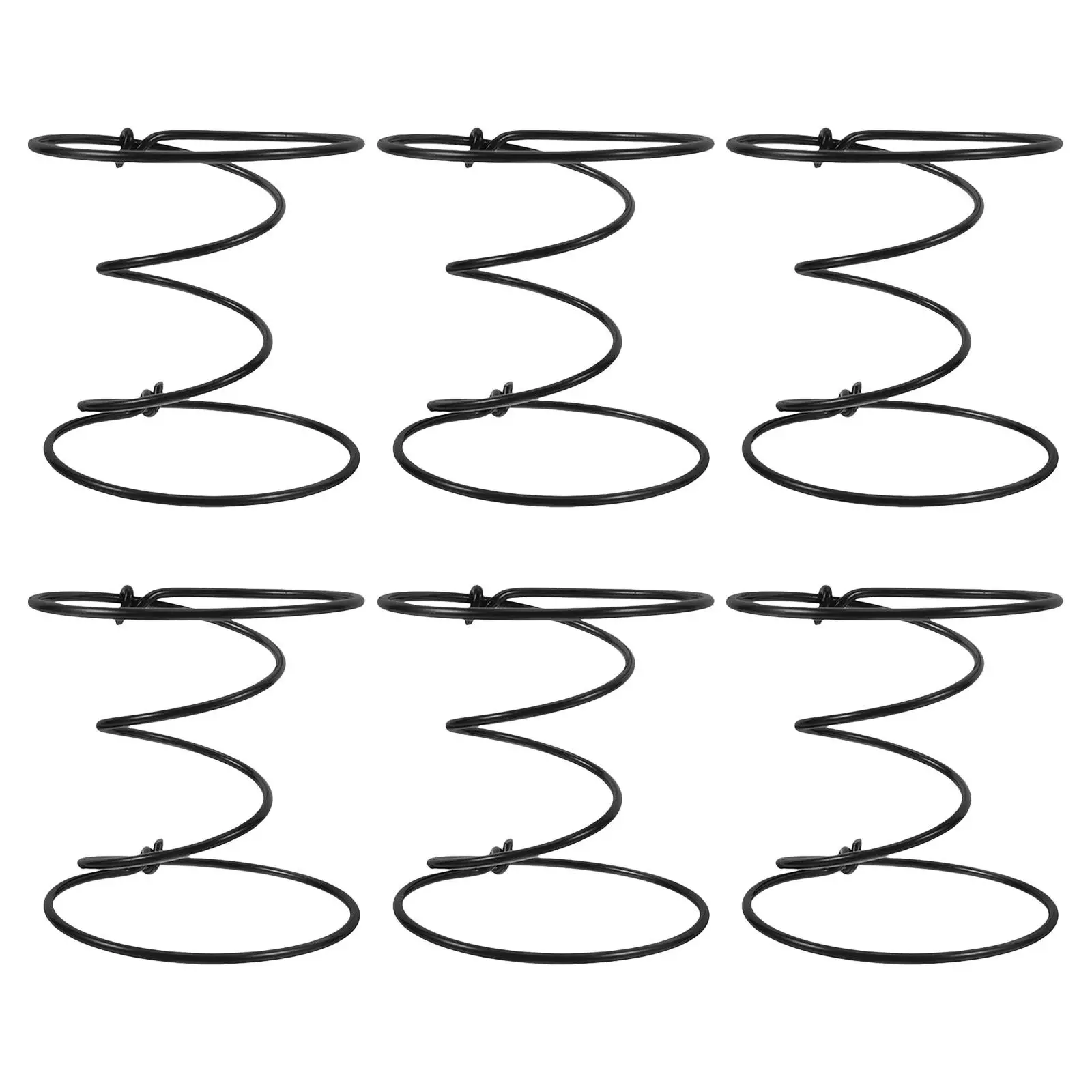 6Pcs Upholstery Springs Double Cone Coil Metal Strong Replacement Pack for Sofa Chair Seat Bed Mattress 3.53mm Wire Diameter