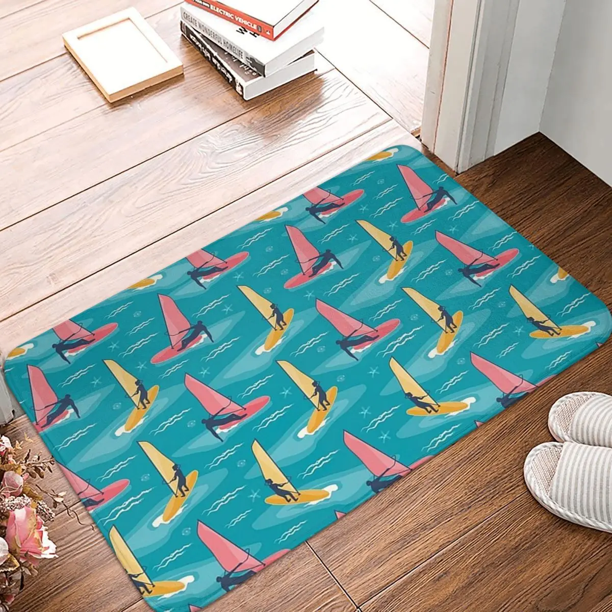 Lets Windsurf Non-slip Doormat Floor Mat Durable Carpet Rug for Kitchen Entrance Home Balcony Footpad Mats