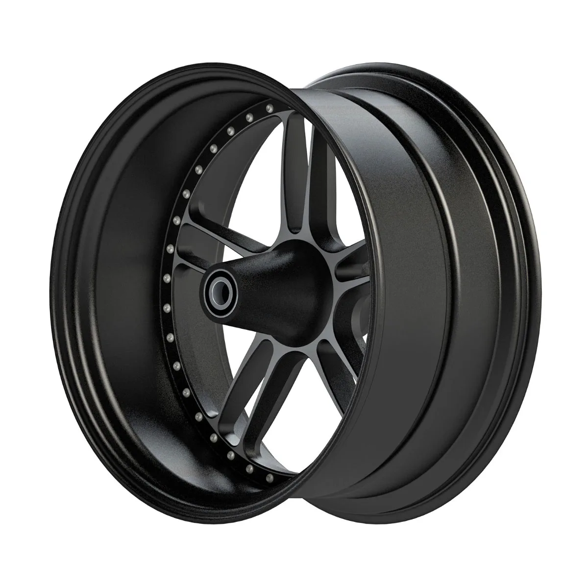 For Harley 14-later XL883N XL1200V Models New Motorcycle Wheels Black Aluminum Alloy Front Rear Rims High-quality Accessories