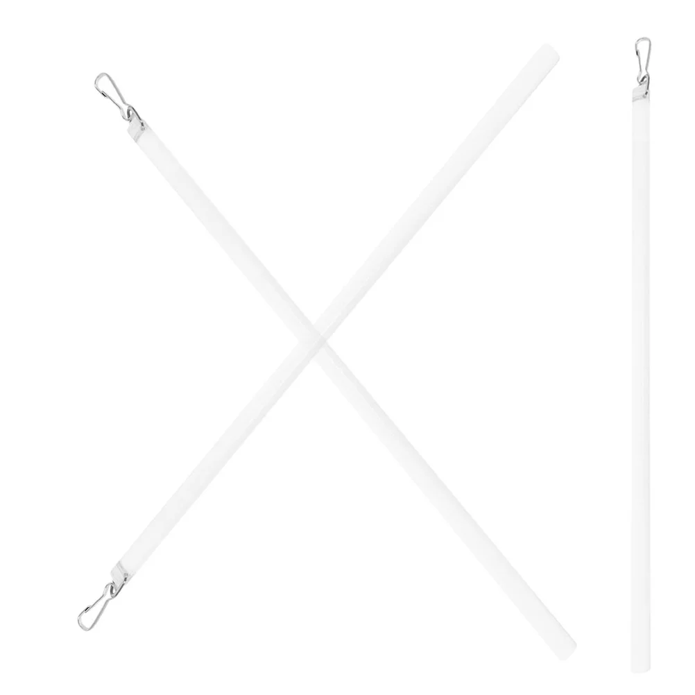 

3Pcs Vertical Blind Accessories Transparent Rod with Hook Installation Blind Opener Stick Tilt Control for Window