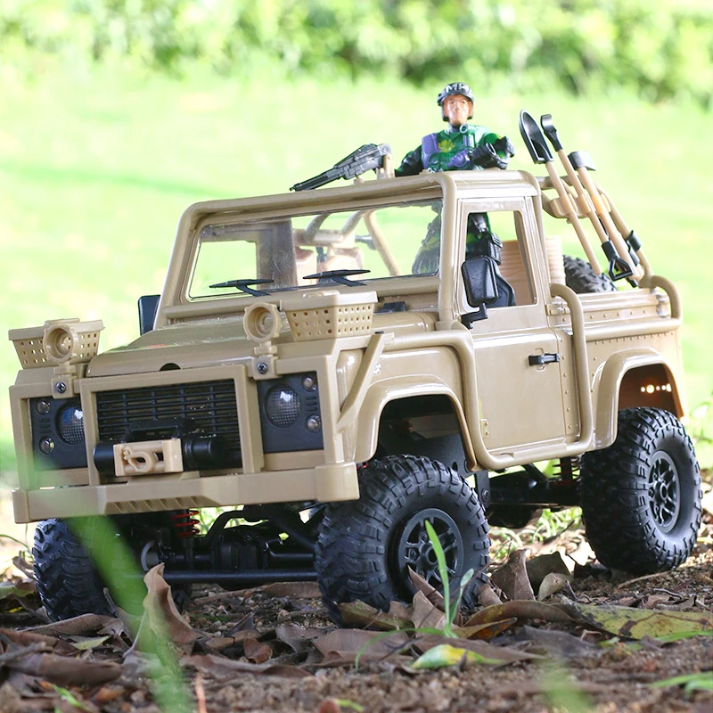 MN96 Rc Car Radio Control Cars Children Toys Off-Road Vehicle Model 4Wd High-Horsepower Climbing Military Truck Toys for Boys