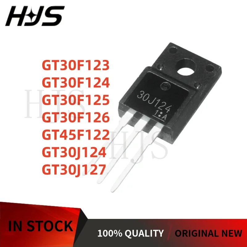 10Pcs/lot GT30F126 GT45F122 GT30F125 GT30J124 GT30F124 GT30J127 GT30F123 TO-220F MOS Transistor Best quality