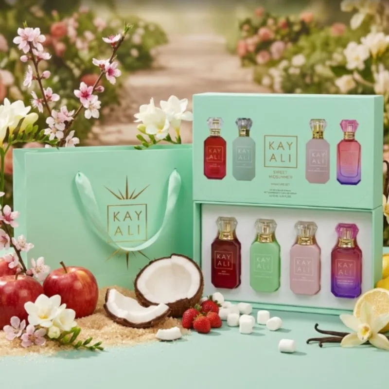 

KAYALI Mini Perfume Set 4x10ml Long Lasting Luxury Fragrance Collection Vanilla Fruity Floral Sweet Eau De Parfum Gift Set