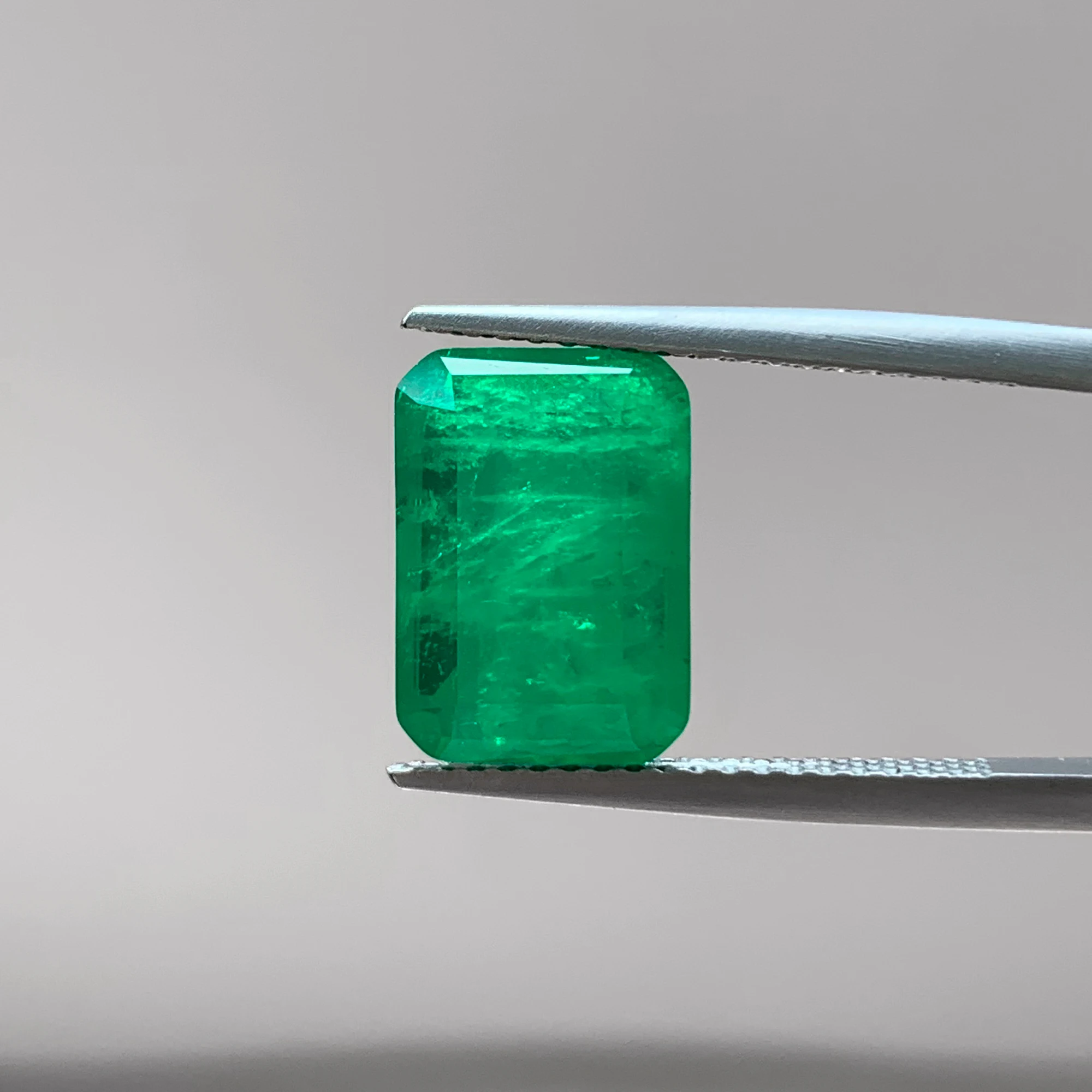 Octagon Shape MJ-01Green Color Fusion Stone for Jewelry Making