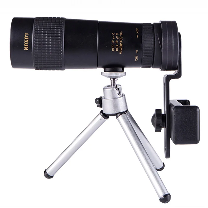 

10-30 Times Zoom Monocular HD High Power Telescope Concert Mobile Phone Camera Mini Adult Glasses Camping Hiking Telescope