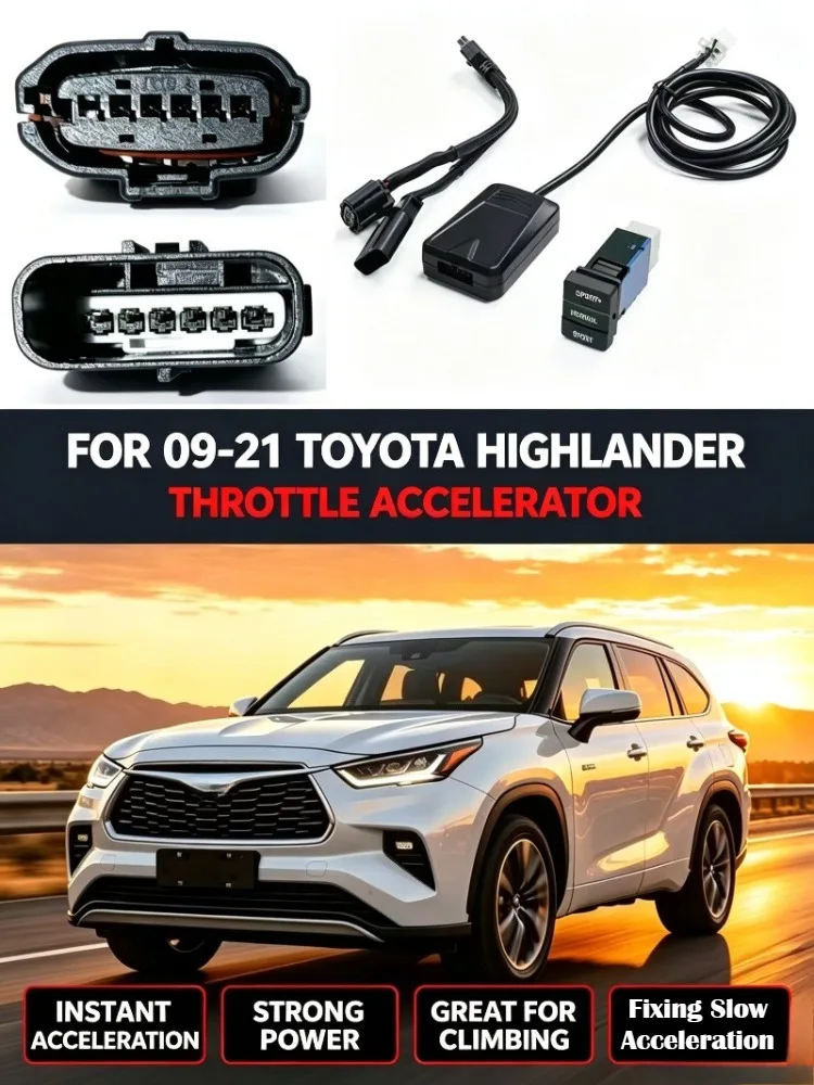 Electronic Throttle Controller Launch Acceleration Booster For 09-21 Toyota Highlander Fixing Slow Acceleration