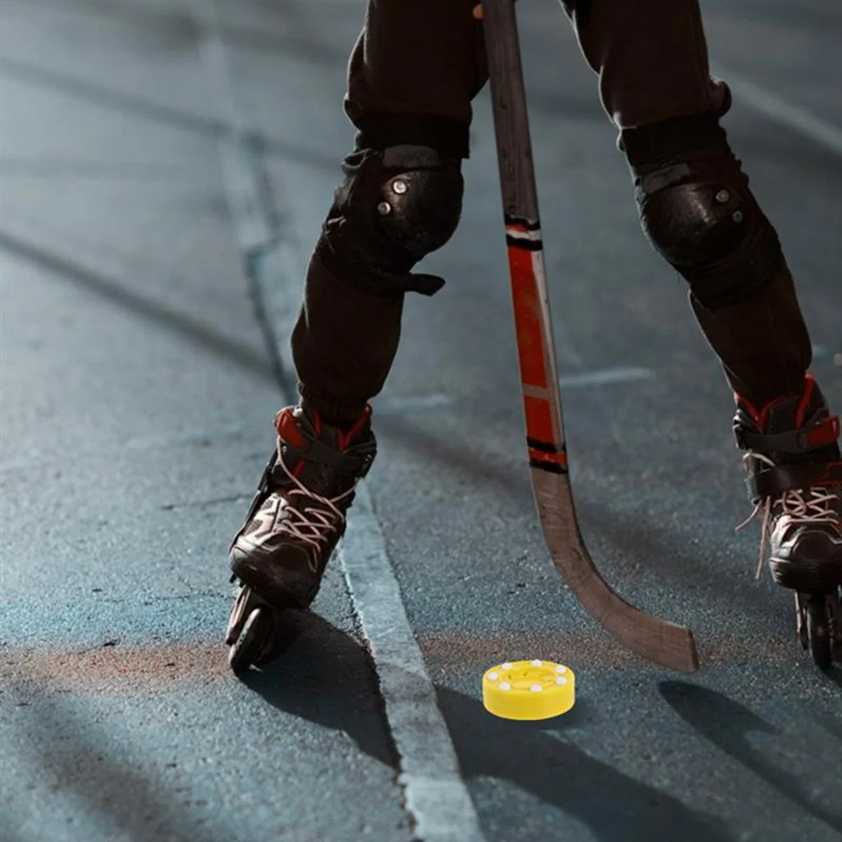 Durable Roller Hockey Puck ABS High-Density Street Land Hockey Practice Puck For Ice Inline Street Hockey Training