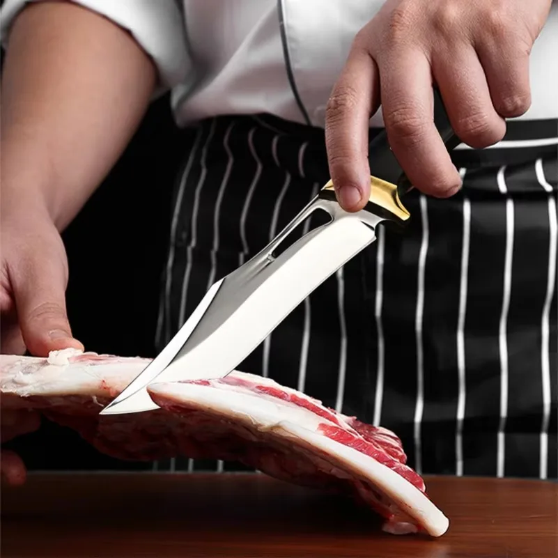 Chef Slicing Cooking Butcher Boning Knife Hand Forge Blade Kitchen Knives Cleaver Meat Fish Fruit Vegetable Utility Boning Knife