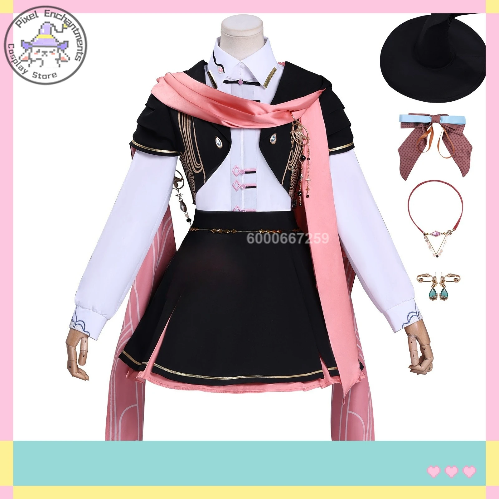 

Tears of Themis Miss Lawyer Female Lead Enchanted Heart Spell Cosplay Costume Two-dimensional Culture Anime-style Games Cute Set