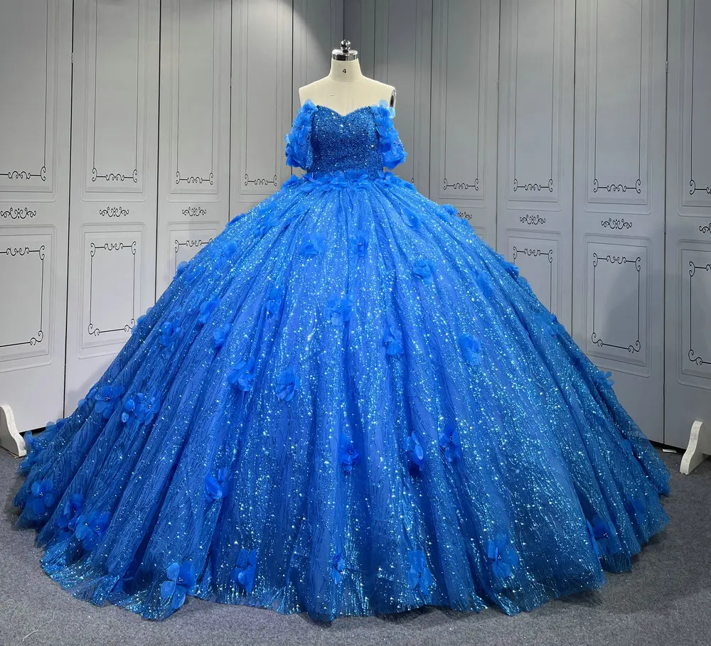 

Turquoise Quinceanera Dresses 2025 With Flowers Vestidos De 15 Aos Fiesta Azul Economic Quinceaera Dresses Verde Esmeralda