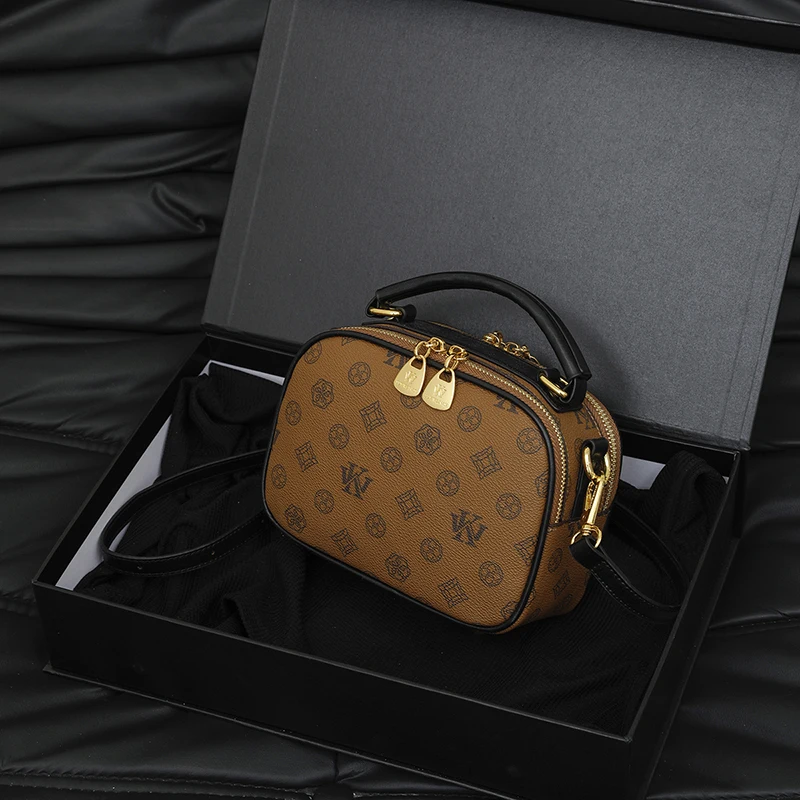 Bolsa de couro inspirada no vintage para mulheres elegante bolsa crossbody estilo designer bolsa de ombro feminina