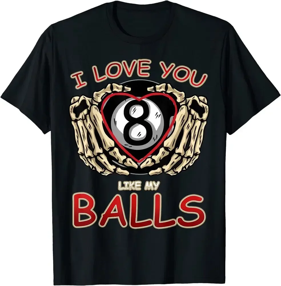 New Limited Edition Funny 8-ball Billiards Player T-shirt Graphic T Shirts Casual Style Unisex Streetwear camisetas masculina