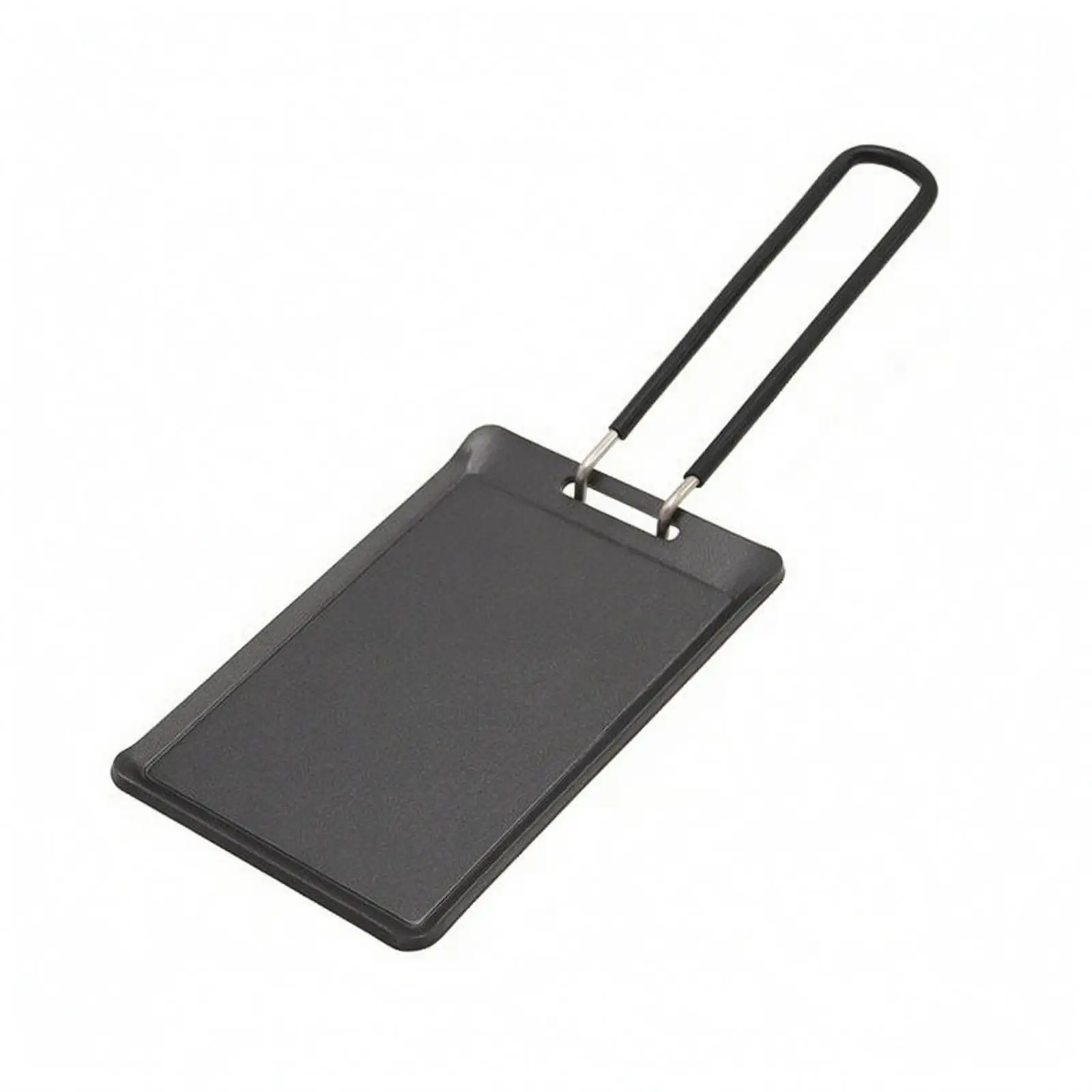 Mini Barbecue Plate Raised Rim Rectangular Grill Plate Loop Handle