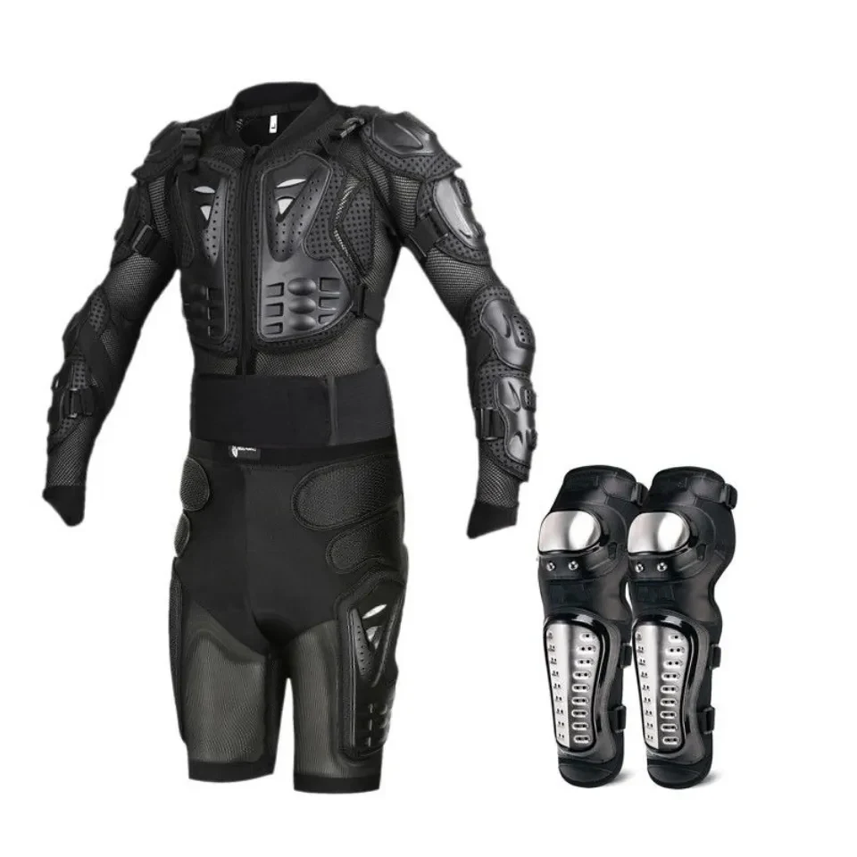 Crosscountry Motorcycle Jackets Turtle Full Body Armor Clothes pants Set Protection Enduro Racing Protective Equipment Clothes