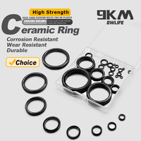 26Pcs Fishing Rod Repair Kit Ring Wear Resistant Ceramic Guide Ring Rod Eye Replacement Kit Fishing Rod Guides Alconite Ring Set