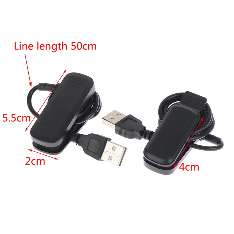 สมาร์ทวอท์ช 2Pin Charger คลิป 3/4 มม.แท่นชาร์จสําหรับสร้อยข้อมือสมาร์ทสายรัดข้อมือ USB สายชาร์จเดิม