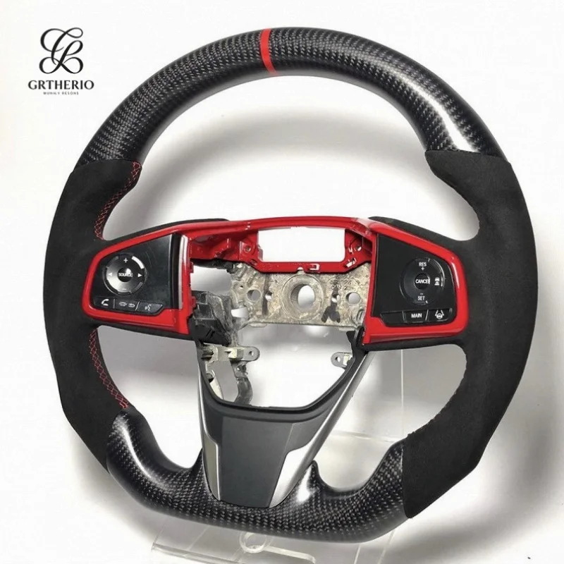 

Suitable for Honda 10th generation Civic, Accord, Fit, CR-V, Spirior carbon fiber steering wheel modification