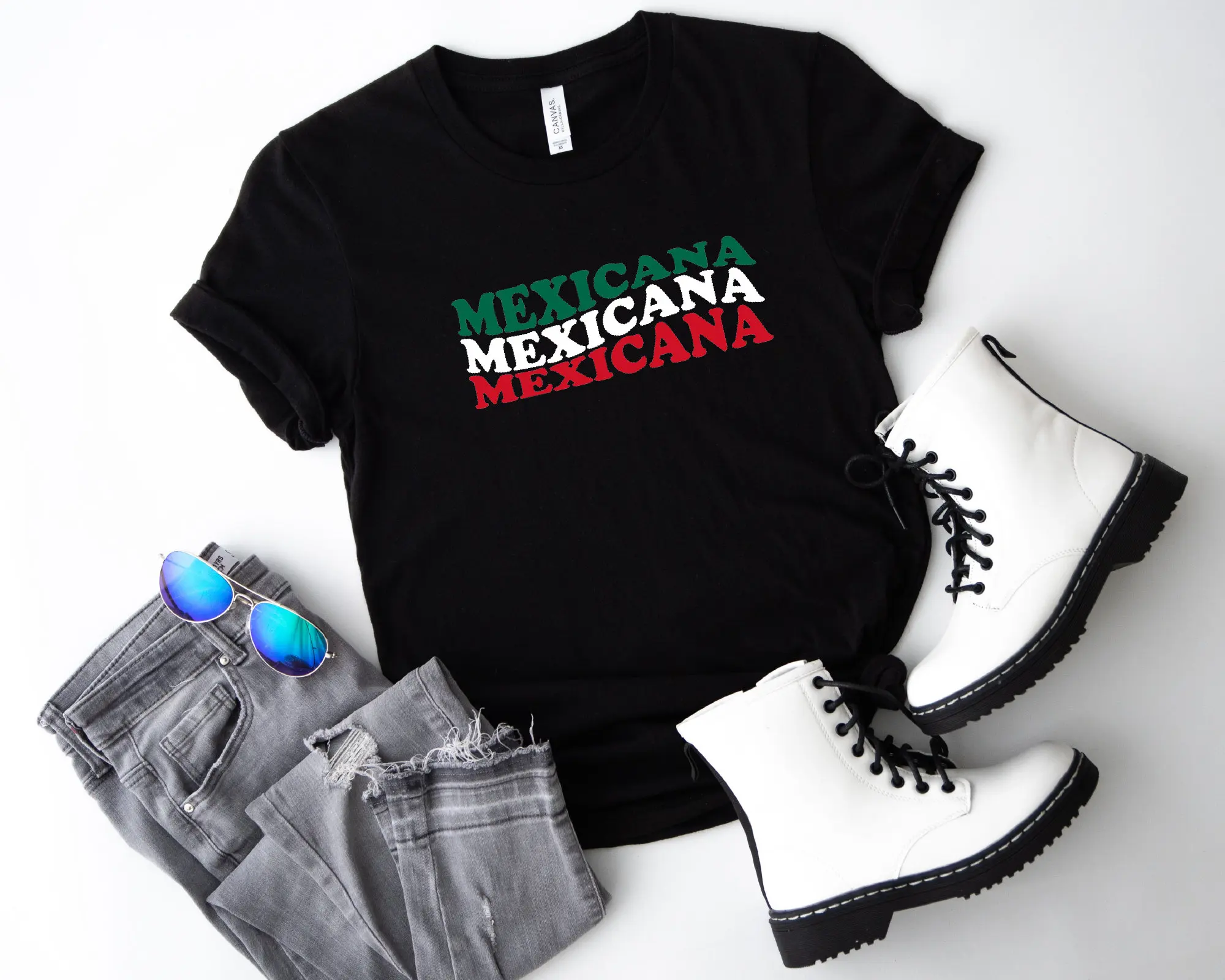 Mexicana T Shirt Latina Mexican Mom Dia De Las Madres Regalo Para Mamá Pride Amiga Hispanic Heritage Mont