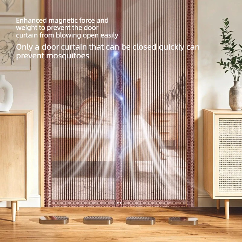 Mosquito Repellent Insect Repellent Self-adhesive Door Magnetic Full Magnetic Strips Mosquito Net Window Screen Window Screen