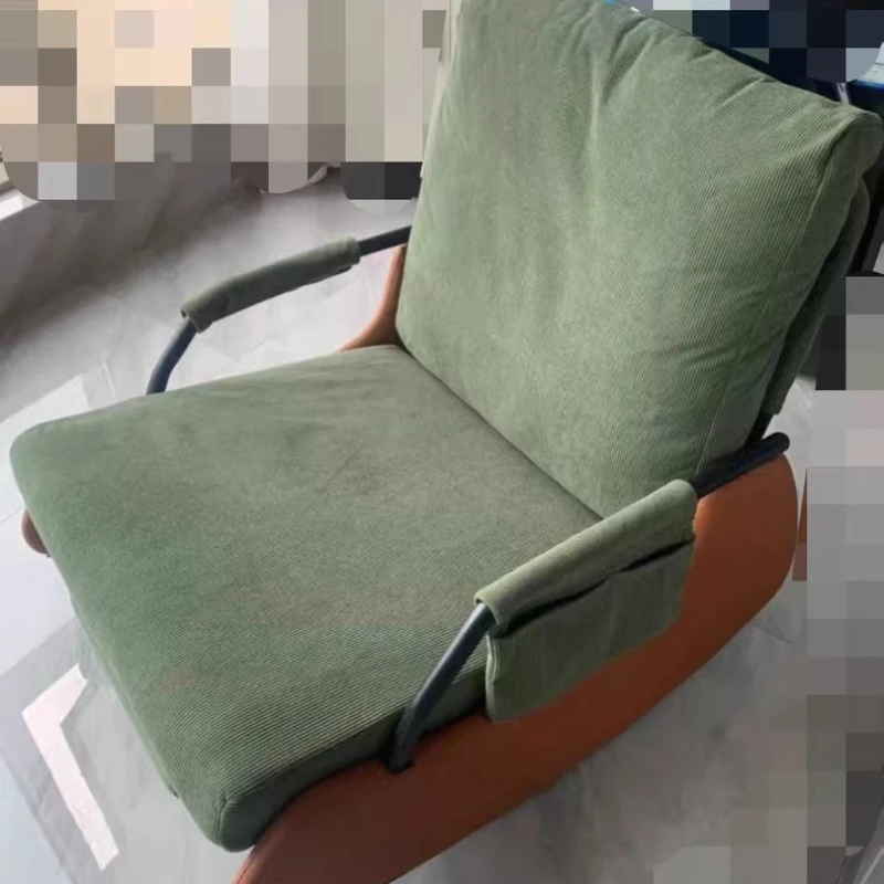 

Hunter Green Accent Chair, Recliner Rocking Chair with Breathable Fabric for Living Room Balcony, Modern Lounge Sofa Chair