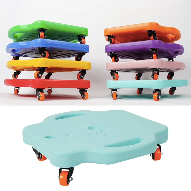 

Kids Sensory Integration Scooter with Anti-Slip Base Balance Training Equipment Kindergarten Activities Physical Development