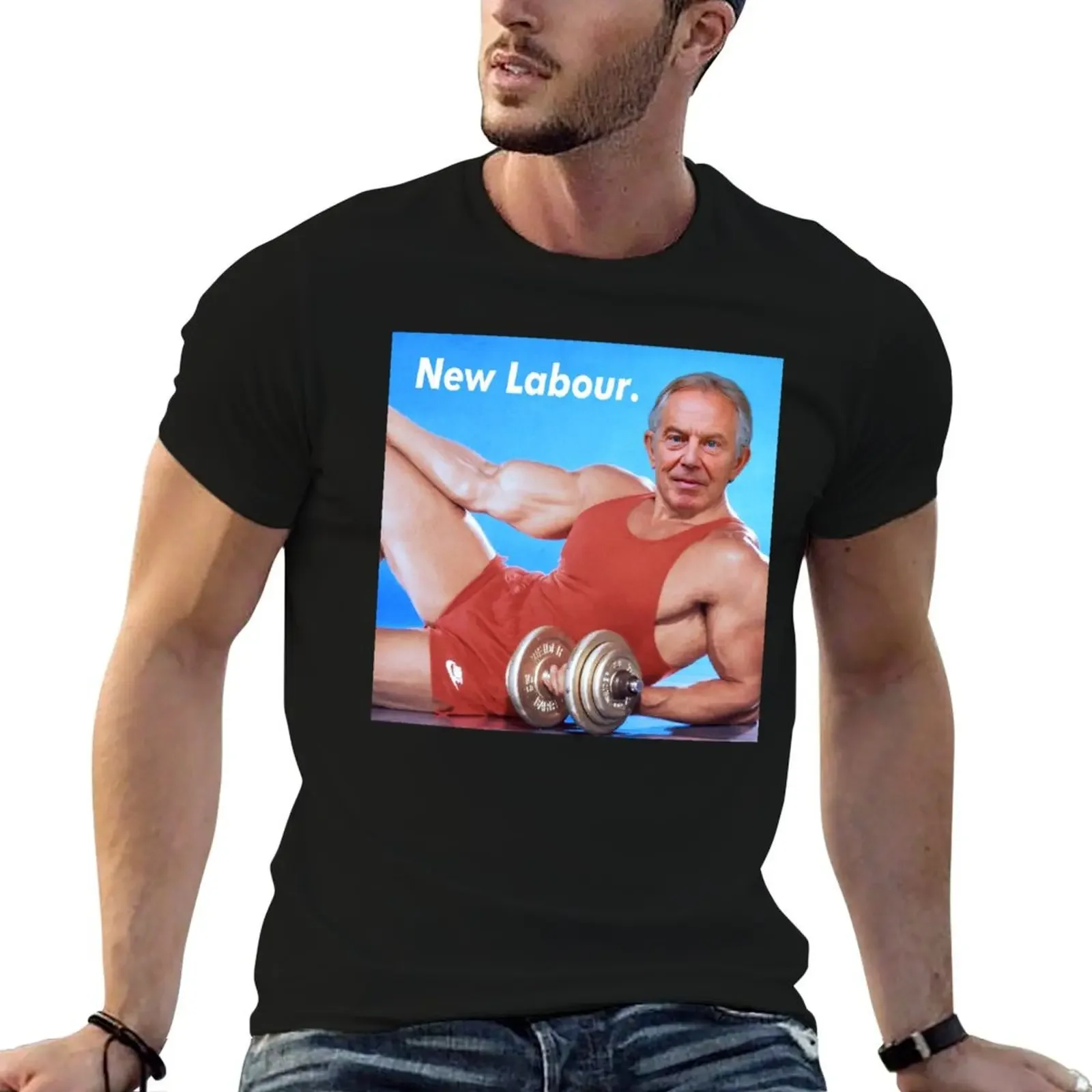 Tony Blair T-Shirt baggy shirts quick drying oversized vintage clothes fitted t shirts for men