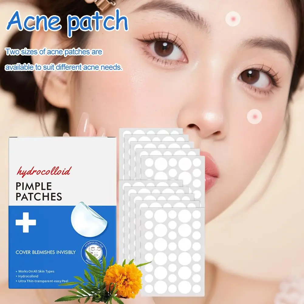 360PCS Mix Round Acne Patch Invisible Pimple Removal Patch Repair and Smooth For Acne, blackheads, blemishes ,Pimple Sticker
