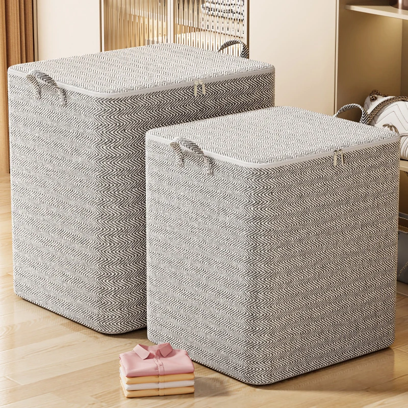 Dustproof  Stereoscopic storage boxes household storage boxes with windows organizing boxes fabric foldable large capacity