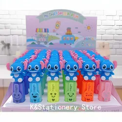 1pc Disney Stich Linie geformt Text marker Stift Marker Text marker Journal Zeichenstift für Studenten Kinder Schreibwaren Bürobedarf