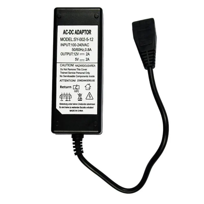 * New Sale 1Pcs DIY Accessories 12V/5V 2A USB To IDE/SATA Power Supply Adapter Hard Drive/HDD/CD-ROM AC DC
