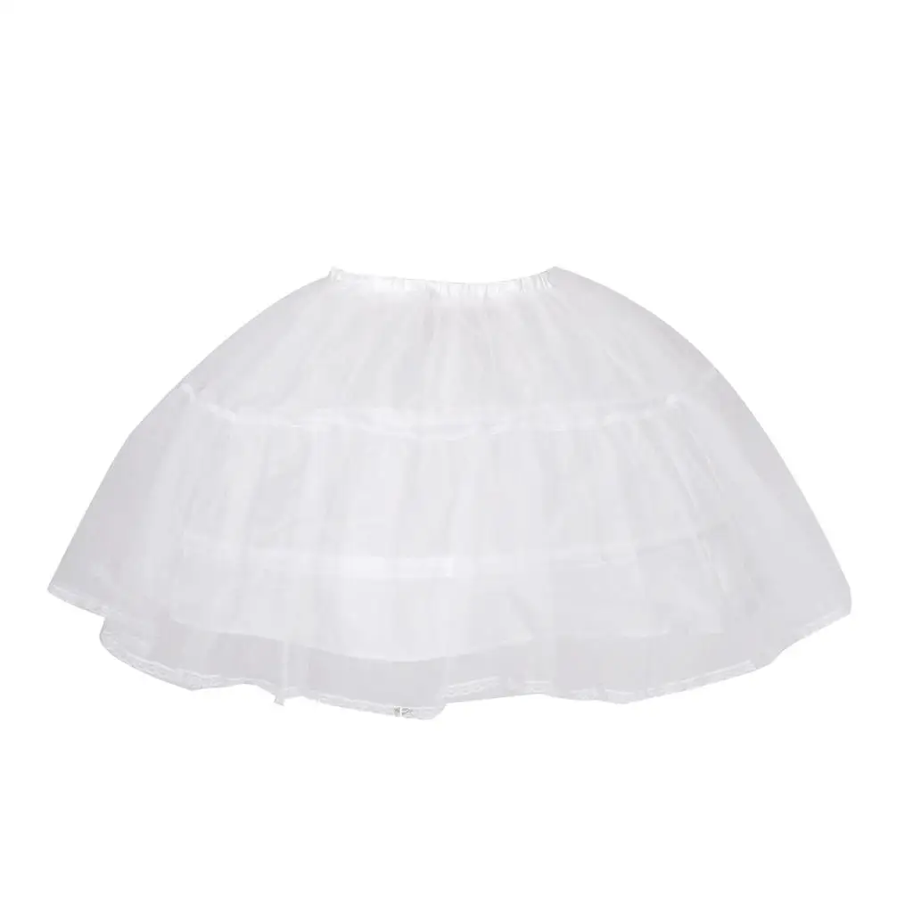 Puffy Short Skirt Petticoat Elastic Waist Tutu Underskirt Prom Dress Support for Evening Party Wear