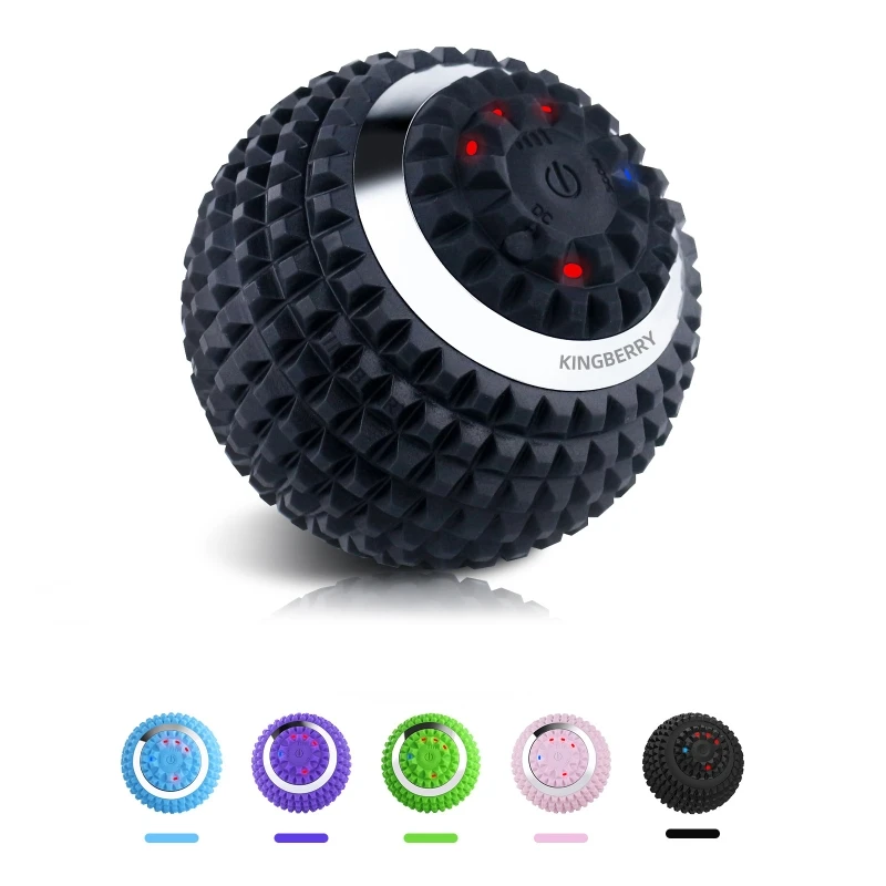 

Electric Vibrating Rechargeable Roller 4 Intensity Levels for Deep Tissue Recovery Training Massage Drop Shipping