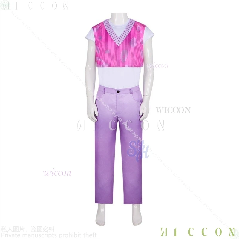 Halloween-Kostüme Saja Boys Mystery Cosplay Kpop Demon Idol Kostüm Kurzarm-Top mit rosa Erwachsenen-Frauen disfraz 2138