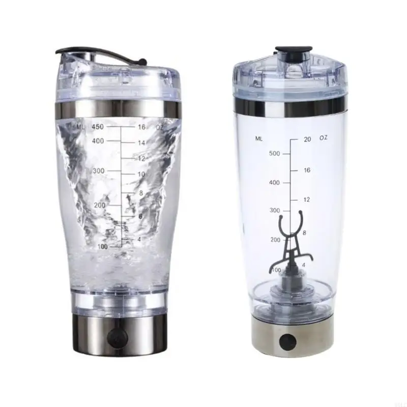 

MOLC 450ml/600ml USB Rechargeable Electric Mixing Cup Portable Protein Powder Automatic Shaker Bottle Leakproof Mixer