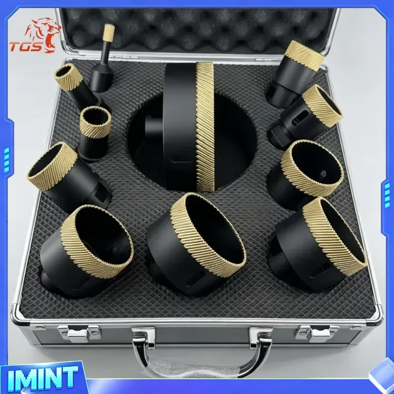 TGS 11pcs/set Core Vacuum Brazed Arix Diamond Drill Bit M14 6mm Hex Shank/Chuck Masonry Drilling Ceramics Marble Various