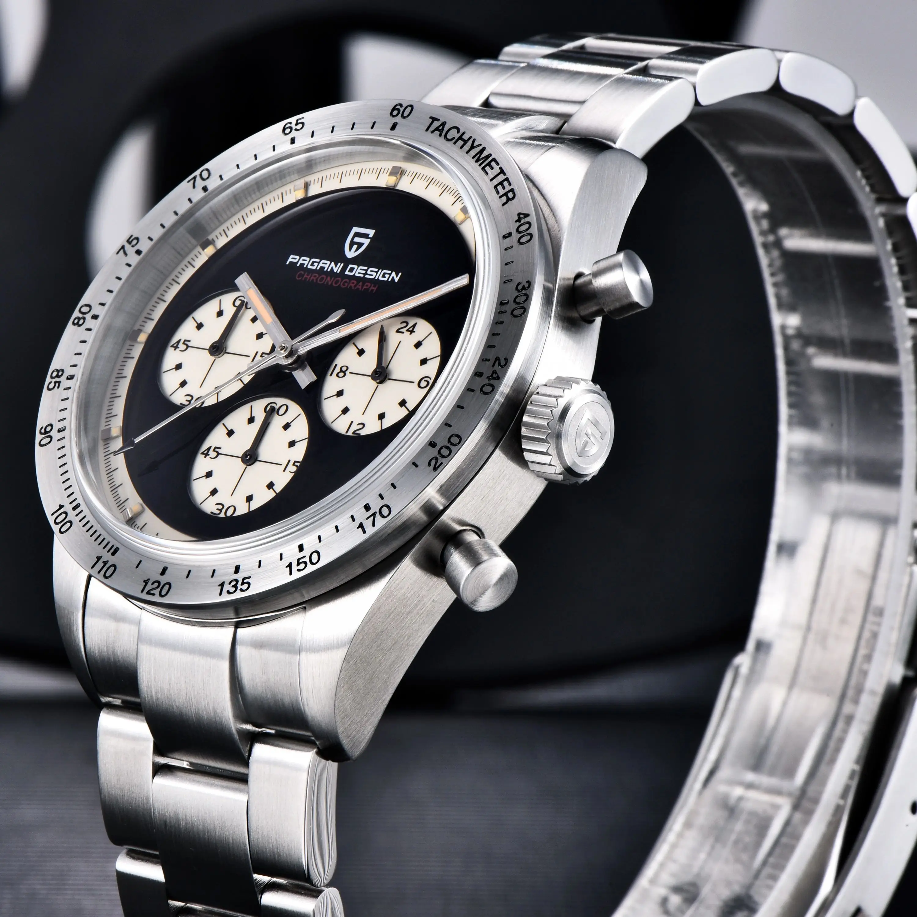 Jam Tangan Pria PAGANI DESIGN - Vintage Watch Crystal ulasan dan harga