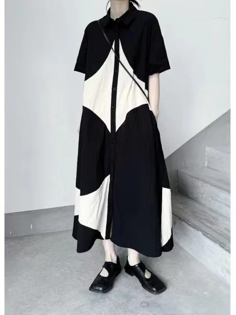 Slimming Effect Cotton Linen irt Dr Women's Loose Oversize Casual Sle Summer New Arrival Korean High Waist A-Line Skirt