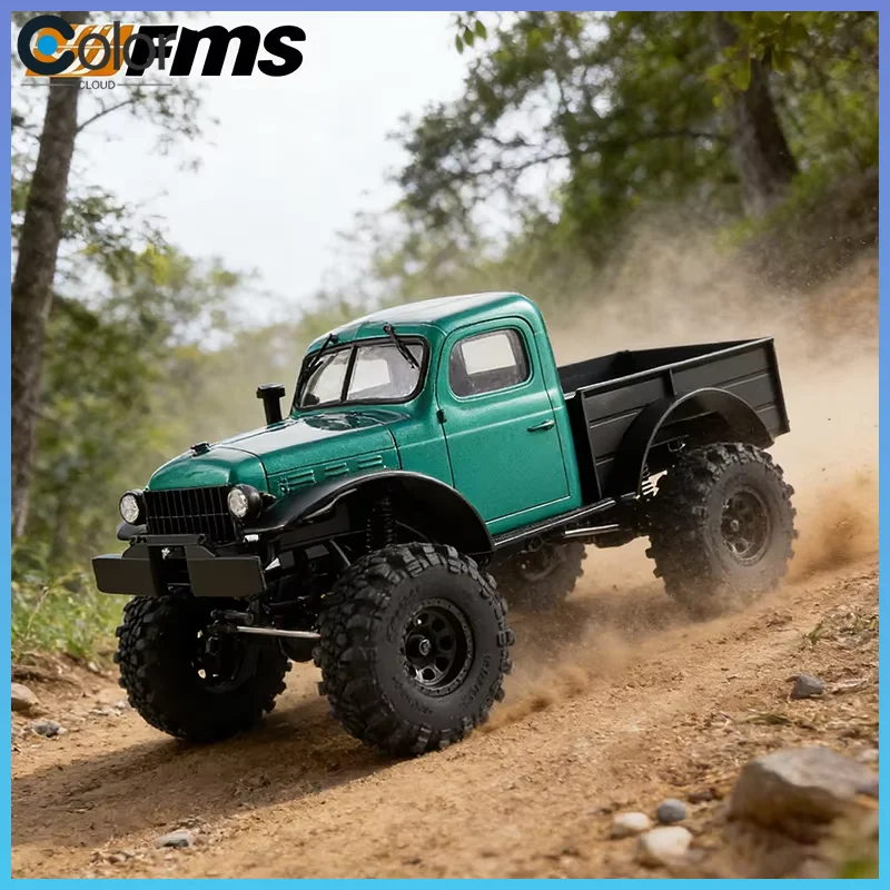 Fms 1/24 Power Wagon Semi-Card Remote Control Car Brushless Four-Wheel Drive Climbing Car Off-Road Vehicle Rc Model Rtr