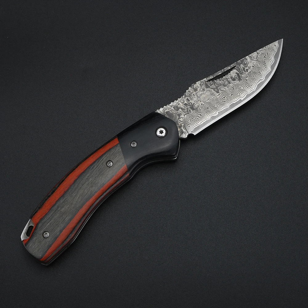 XUANTENG Pisau Kecil Pola Lase - Dive Knife Titanium ulasan dan harga